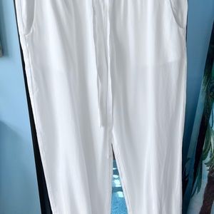 Bella Dahl white joggers WORN ONCE